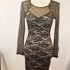 Black Lacey dress size small
